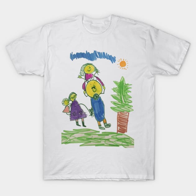 Family Walk T-Shirt by WhitneyWooHoo